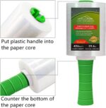 2-Pack Industrial Mini Clear Stretch Wrap Film 80 Gauge 5.1" 1000ft for Pallet W... - Image 4