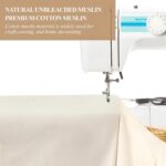 PEASUG 100% Cotton Muslin Fabric, 63 Inch X 2 Yards Unbleached Muslin Fabric by ... - Image 6