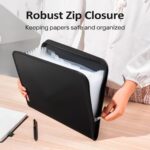 Sooez 13 Pocket Accordion File Organizer, Zipper Expanding File Folder Organizer... - Image 3