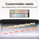 Sooez 13 Pocket Accordion File Organizer, Zipper Expanding File Folder Organizer... - Image 6