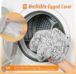 WanpeeGoo Self Warming Cat Bed, Heated Cat Bed, 2.0 Upgraded Thermal Foil Heatin... - Image 7