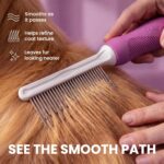 Poodle Pet Detangling Pet Comb with Long & Short Stainless Steel Teeth for Remov... - Image 3