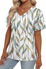 Alaroo Womens Summer Tops 2026 V Neck Short Sleeve Shirts Trendy Dressy Casual V... - Image 4