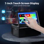 Small Smart TV，Mini TV with 7-inch Touchscreen,Built in Apps,Support SD,WiFi,Blu... - Image 3