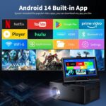 Small Smart TV，Mini TV with 7-inch Touchscreen,Built in Apps,Support SD,WiFi,Blu... - Image 4