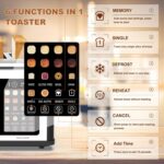 4 Slice Toaster Touch Screen, Stainless Steel Toasters Digital Timer, Dual Contr... - Image 5