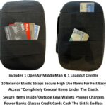 Keyfit Tools OpenAir MiddleMan Black Every Day Carry Case Bag for Men ~Free Up Y... - Image 3