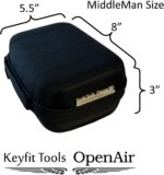 Keyfit Tools OpenAir MiddleMan Black Every Day Carry Case Bag for Men ~Free Up Y... - Image 5