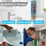 Flexisnake Drain Weasel Hair Clog Remover Kit – Plumbing Snake Auger for Cleanin... - Image 8