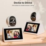 Home Security Camera with 4.3" Screen, Two Way Video Call Function for Elderly, ... - Image 4