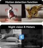Home Security Camera with 4.3" Screen, Two Way Video Call Function for Elderly, ... - Image 5