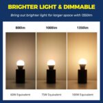 Lightinginside Smart Light Bulbs 100W Equiv., 1350LM 11W Smart Bulb Works with A... - Image 3