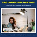 Lightinginside Smart Light Bulbs 100W Equiv., 1350LM 11W Smart Bulb Works with A... - Image 5