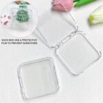 12pcs Press on Nail Storage Box with Adhesive Double Sided Tape Clear Acrylic Na... - Image 3