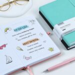 POPRUN A5 Notebook Lined, Hardcover Journal, 240 Pages, 5.5" x 8.3", Black | Lea... - Image 6