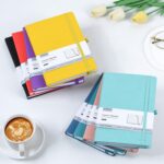 POPRUN A5 Notebook Lined, Hardcover Journal, 240 Pages, 5.5" x 8.3", Black | Lea... - Image 7