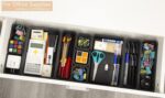 Kutesna 15 PCS Interlocking Desk Drawer Organizer Separator for Office,Bathroom,... - Image 5