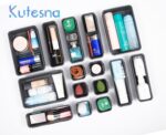 Kutesna 15 PCS Interlocking Desk Drawer Organizer Separator for Office,Bathroom,... - Image 8