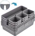 Kutesna 15 PCS Interlocking Desk Drawer Organizer Separator for Office,Bathroom,... - Image 9