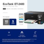 Epson EcoTank ET-2400 Wireless Color All-in-One Cartridge-Free Supertank Printer... - Image 5