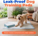 Best Pet Supplies XL (36 x 28 Inches) Puppy Pads 100 Count - Super Absorbent Dog... - Image 3