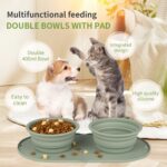 Puppy Dog Bowl,Travel Bowls Dog Food Bowls&Dog Water Bowls,No Spills,Collapsible... - Image 3