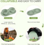 Puppy Dog Bowl,Travel Bowls Dog Food Bowls&Dog Water Bowls,No Spills,Collapsible... - Image 4