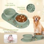 Puppy Dog Bowl,Travel Bowls Dog Food Bowls&Dog Water Bowls,No Spills,Collapsible... - Image 5