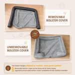 Comfort Expression Orthopedic Dog Bed for Extra Large Dogs with Bolster | Waterp... - Image 7