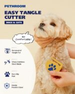 PETHROOM Easy Tangle Cutter for Dogs & Cats | Professional Dematting Tool with S... - Image 3