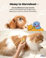 PETHROOM Easy Tangle Cutter for Dogs & Cats | Professional Dematting Tool with S... - Image 4