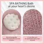 Super Soft Sunflower Suction Cup Bath Ball, 2025 New 2 in 1 Sunflower Exfoliatin... - Image 3