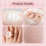 Super Soft Sunflower Suction Cup Bath Ball, 2025 New 2 in 1 Sunflower Exfoliatin... - Image 5