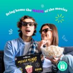 Pop n' Dulge Popcorn Movie Night Supplies 16 pcs Gift Set, 5 Gourmet Popcorn Ker... - Image 9