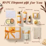 Birthday Gifts for Women, Almond Milk & Honey Relaxing Spa Gift Baskets for Wome... - Image 3
