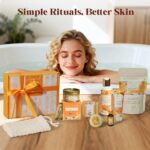 Birthday Gifts for Women, Almond Milk & Honey Relaxing Spa Gift Baskets for Wome... - Image 7