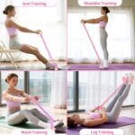 Pedal Resistance Bands with Handles, Upgrade 6-Tubes Elastic Bands for Exercise,... - Image 6