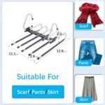 Magic Pants Hangers Space Saving - 2 Pack for Closet Multiple Layers Multifuncti... - Image 7