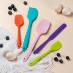 Silicone Spatula Set, 5 Piece Food Grade Rubber Spatulas for Baking, Cooking, an... - Image 7