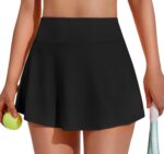 PINSPARK Tennis Skirts for Women Pleated Athletic Skort Lightweight Golf Skirts ... - Image 3