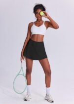 PINSPARK Tennis Skirts for Women Pleated Athletic Skort Lightweight Golf Skirts ... - Image 5