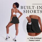 PINSPARK Tennis Skirts for Women Pleated Athletic Skort Lightweight Golf Skirts ... - Image 6