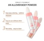 Glitter Powder Highlighter Makeup, Body Brightens the Natural Three-dimensional ... - Image 5