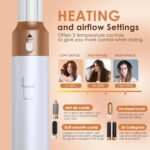 Hair Dryer Brush 5 in 1, Negative Ion Blow Dryer Brush Set - 110,000 RPM High -S... - Image 3