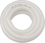 1/2" ID x 3/4" OD - 10 Ft High Pressure Braided Clear PVC Vinyl Tubing Flexible ... - Image 3
