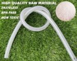 1/2" ID x 3/4" OD - 10 Ft High Pressure Braided Clear PVC Vinyl Tubing Flexible ... - Image 4