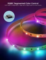 Govee RGBIC Alexa LED Strip Light 16.4ft, Smart WiFi LED Lights Work with Alexa ... - Image 6