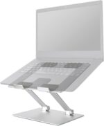 Amazon Basics Sturdy and Portable Ergonomic Laptop Stand for Desk, Height Adjust... - Image 6