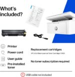 HP Laserjet MFP M140w Wireless Black & White Printer, Print, scan, Copy, Fast sp... - Image 8