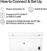 HP Laserjet MFP M140w Wireless Black & White Printer, Print, scan, Copy, Fast sp... - Image 11